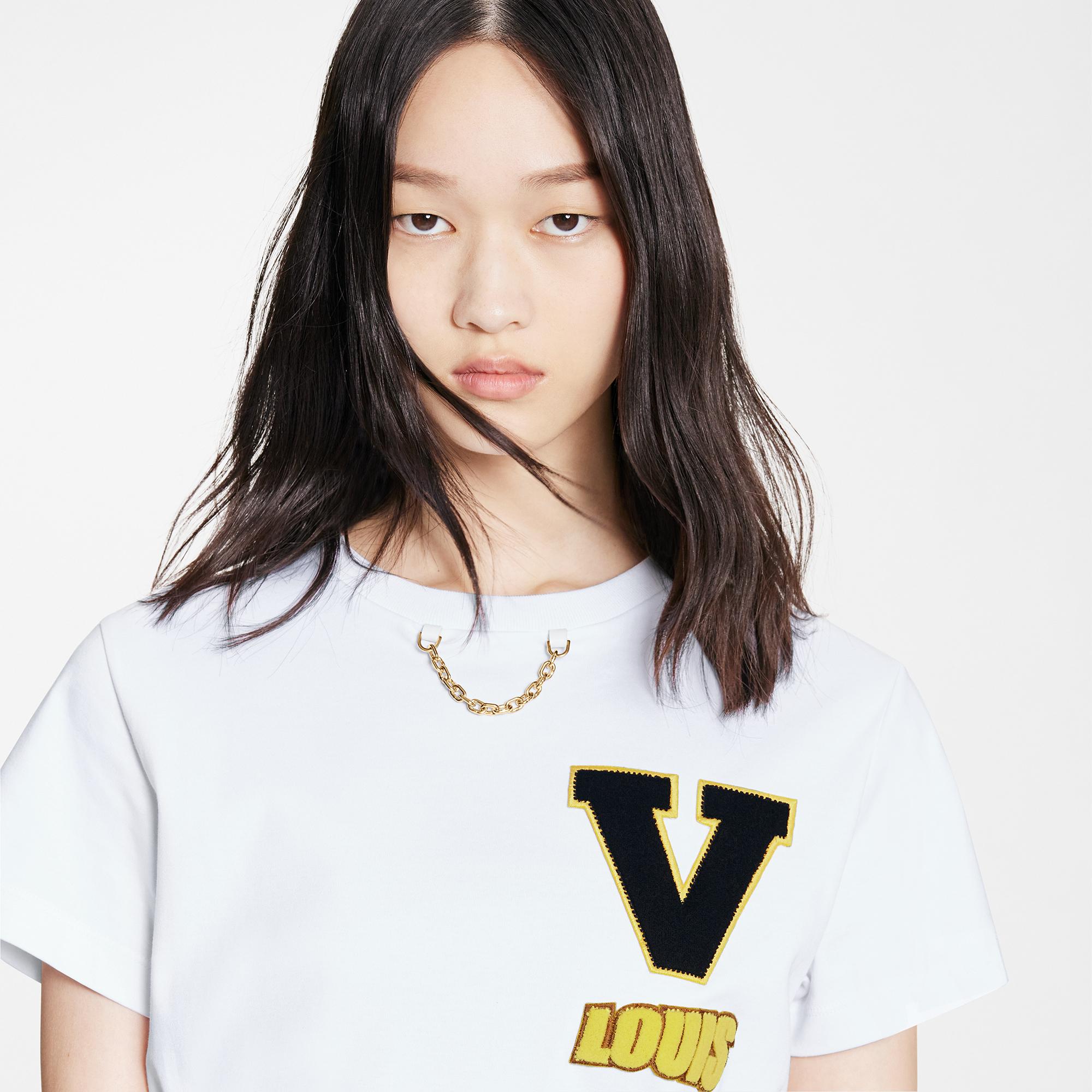 Louis Vuitton Patch Varsity T-Shirt - Women - Ready-to-Wear